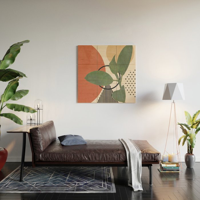 Nature Geometry III Wood Wall Art Gallery Image 2