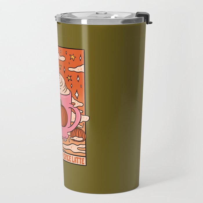 Pumpkin Spice Tarot Card Travel Mug Gallery Image 2
