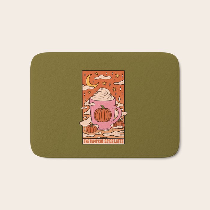 Pumpkin Spice Tarot Card Bath Mat Gallery Image 1