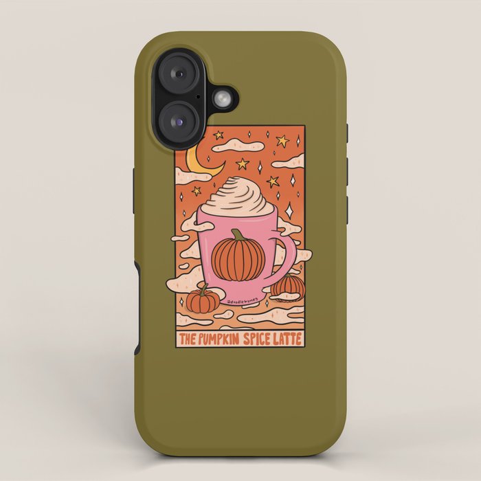 Pumpkin Spice Tarot Card iPhone Case Gallery Image 1