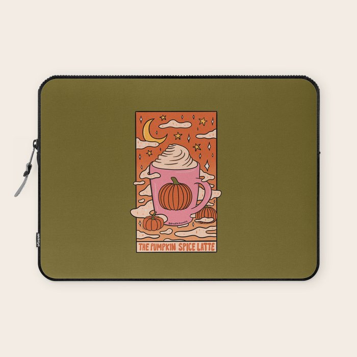 Pumpkin Spice Tarot Card Laptop Sleeve Gallery Image 1