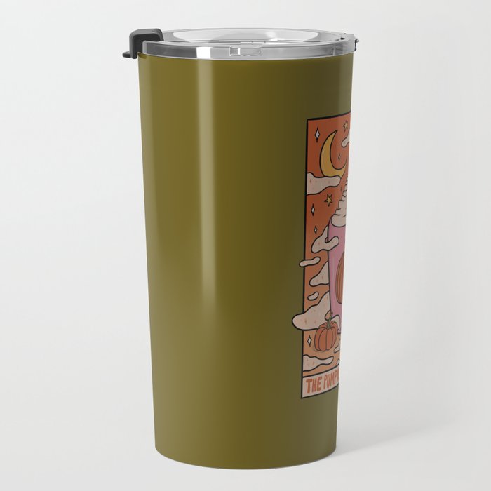 Pumpkin Spice Tarot Card Travel Mug Gallery Image 3