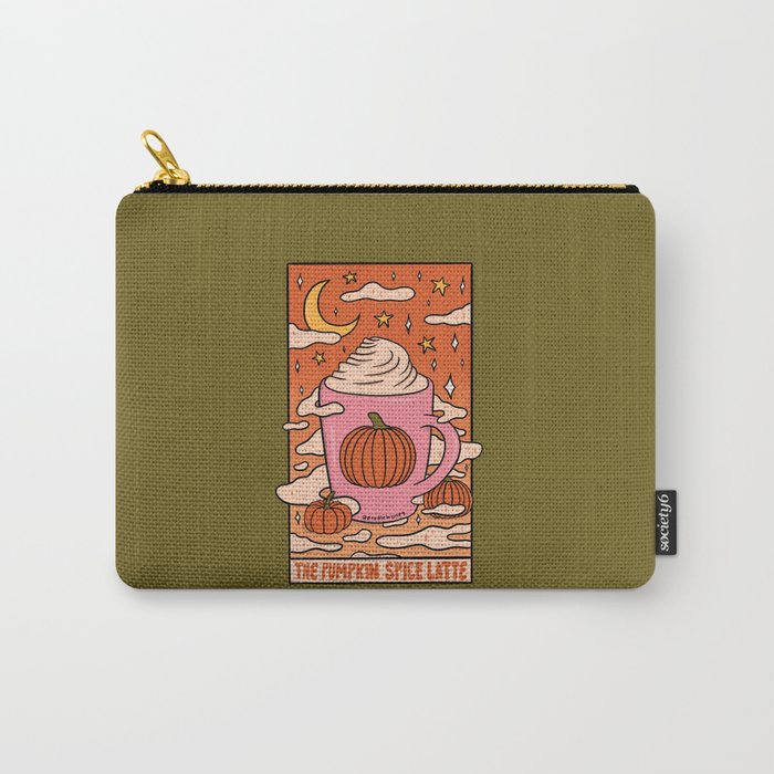 Pumpkin Spice Tarot Card Carry All Pouch Gallery Image 1