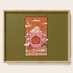 Pumpkin Spice Tarot Card Serving Tray Gallery Image 1