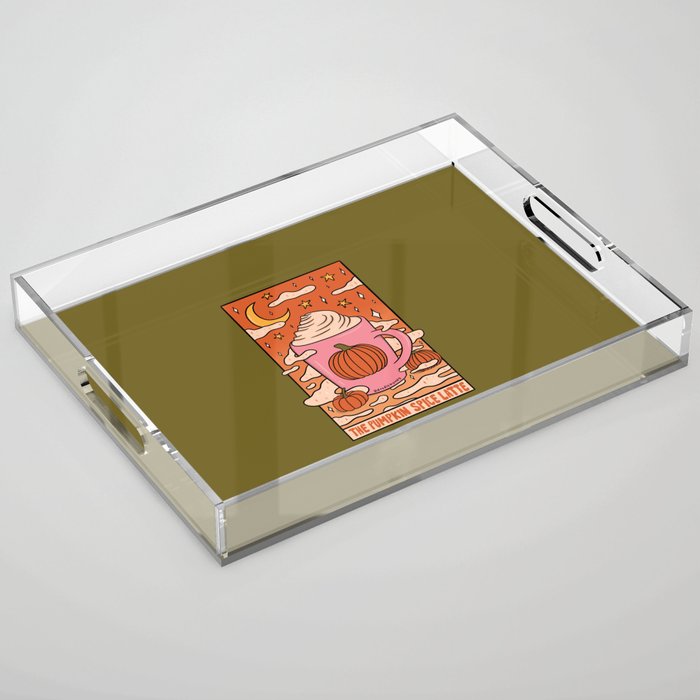 Pumpkin Spice Tarot Card Acrylic Tray Gallery Image 1