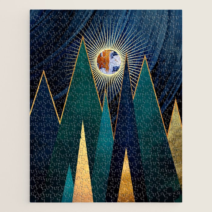 Metallic Peaks Jigsaw Puzzle Gallery Image 1