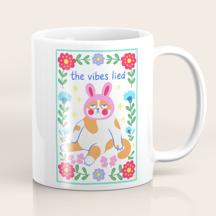 The Vibes Lied Coffee Mug Gallery Image 1