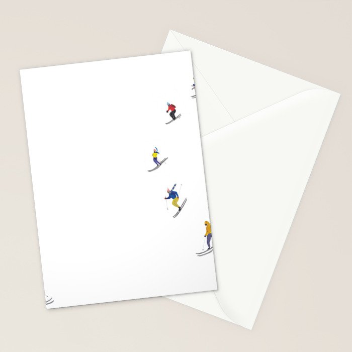 Ski Stationery Card Gallery Image 2