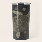 Turtle with Flowers Travel Mug Gallery Image 1