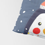 Christmas Penguin with fairy lights no2 Pillow Sham Gallery Image 4