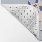 Purrcelin Cat - Pretty Delft Porcelain Kitty Bath Mat Gallery Image 2