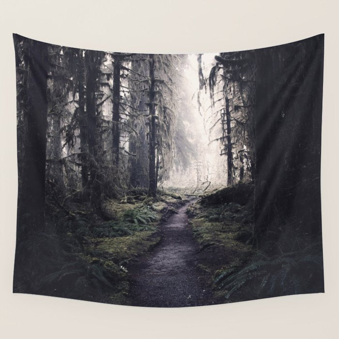 Magical Washington Rainforest Wall Tapestry Gallery Image 4