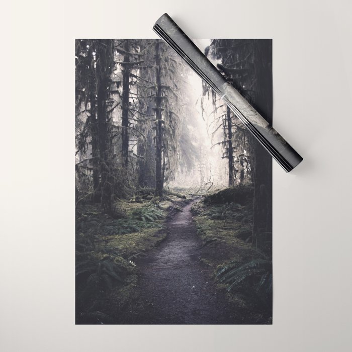 Magical Washington Rainforest Wrapping Paper Gallery Image 1