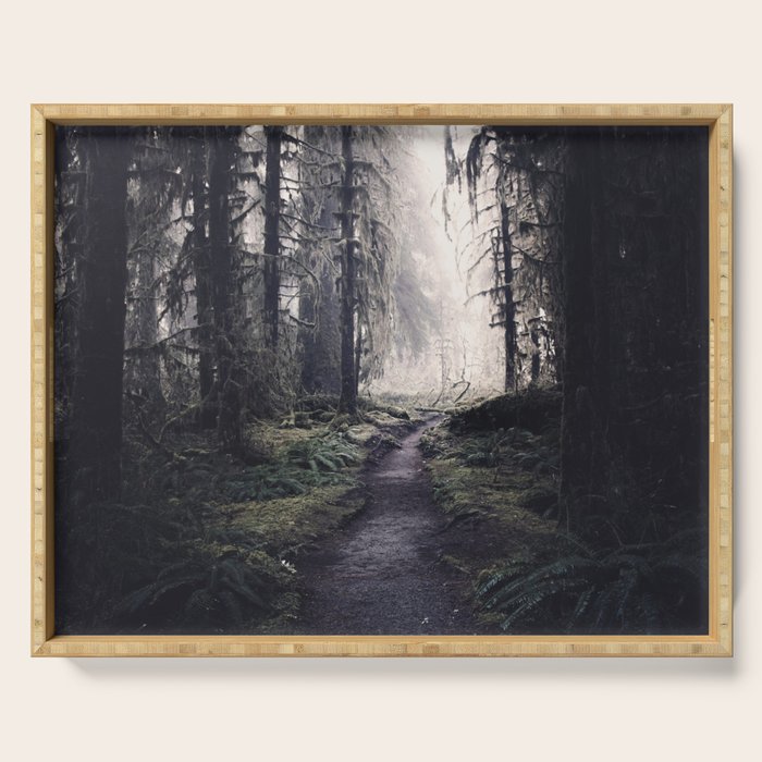Magical Washington Rainforest Serving Tray Gallery Image 1