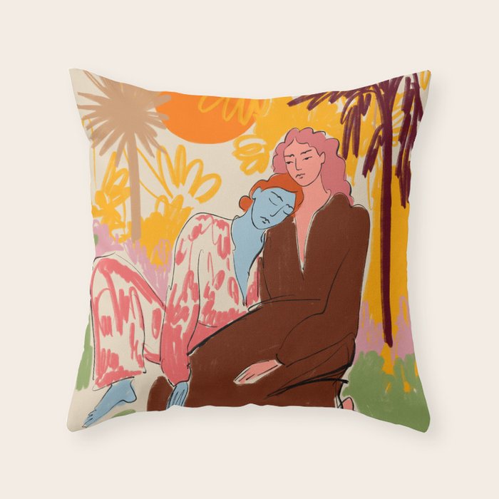 CONNECTED Throw Pillow Gallery Image 6