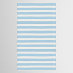 Thick Stripes Baby Blue Tablecloth Gallery Image 2