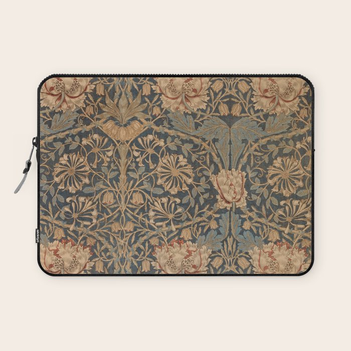 Honeysuckle by William Morris 1876 Antique Vintage Victorian Jugendstil Art Nouveau Retro Pattern Laptop Sleeve Gallery Image 1