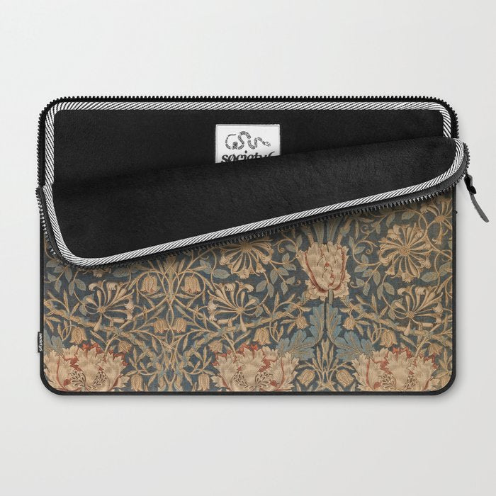 Honeysuckle by William Morris 1876 Antique Vintage Victorian Jugendstil Art Nouveau Retro Pattern Laptop Sleeve Gallery Image 2