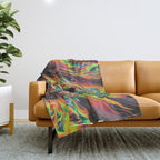 SEGA SUNSET Throw Blanket Gallery Image 1