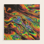SEGA SUNSET Wood Wall Art Gallery Image 1