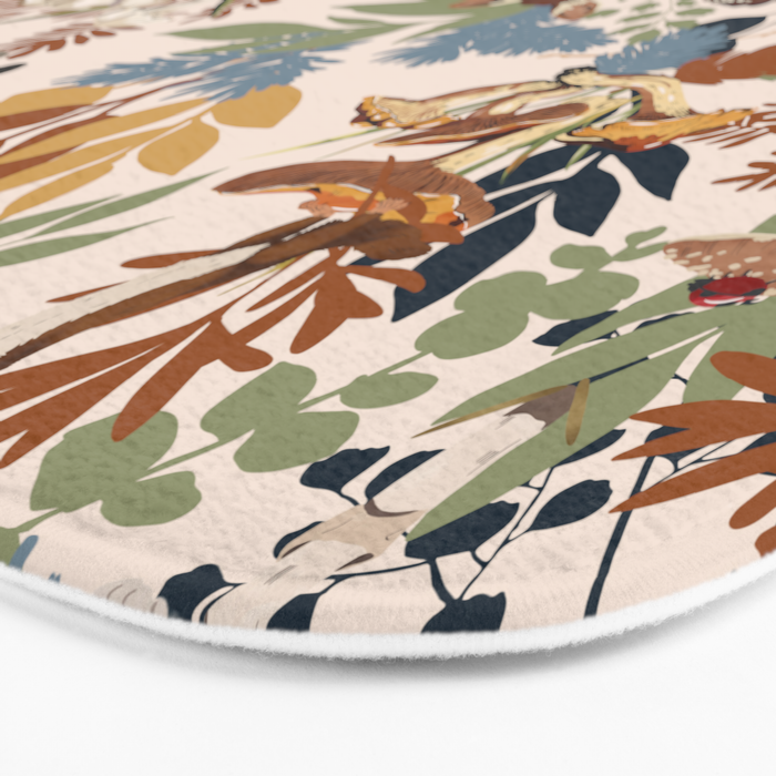 Colorful Forest Animals A Bath Mat Gallery Image 3