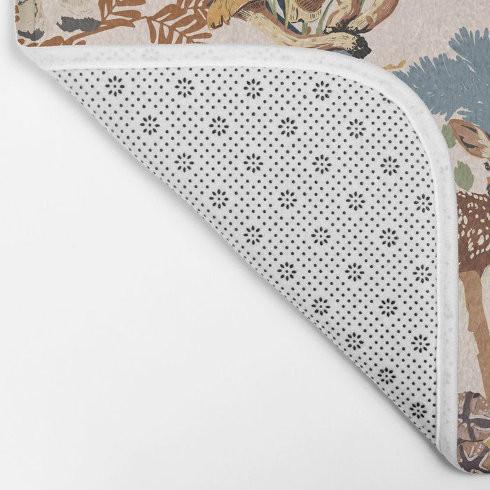Colorful Forest Animals A Bath Mat Gallery Image 2