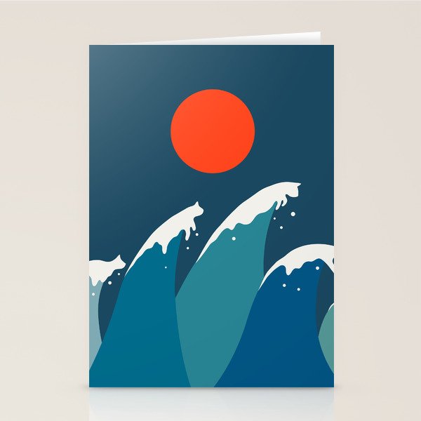 Cat Landscape 15 Stationery Card Gallery Image 2