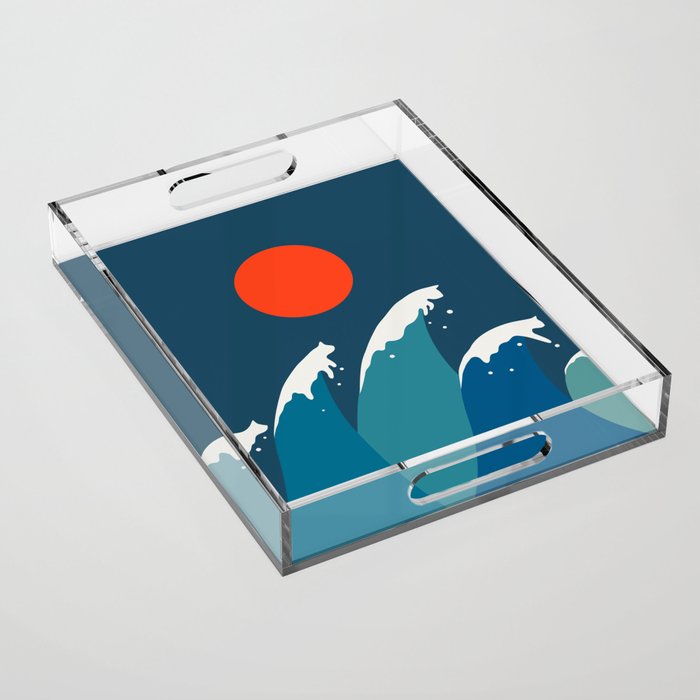 Cat Landscape 15 Acrylic Tray Gallery Image 1
