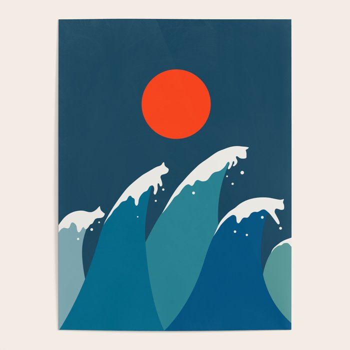 Cat Landscape 15 Poster Gallery Image 4