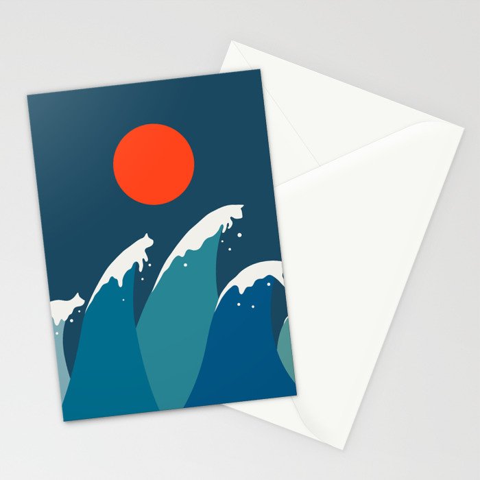 Cat Landscape 15 Stationery Card Gallery Image 2