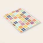 Retro Nostalgic Pastel Flowers Notebook Gallery Image 3