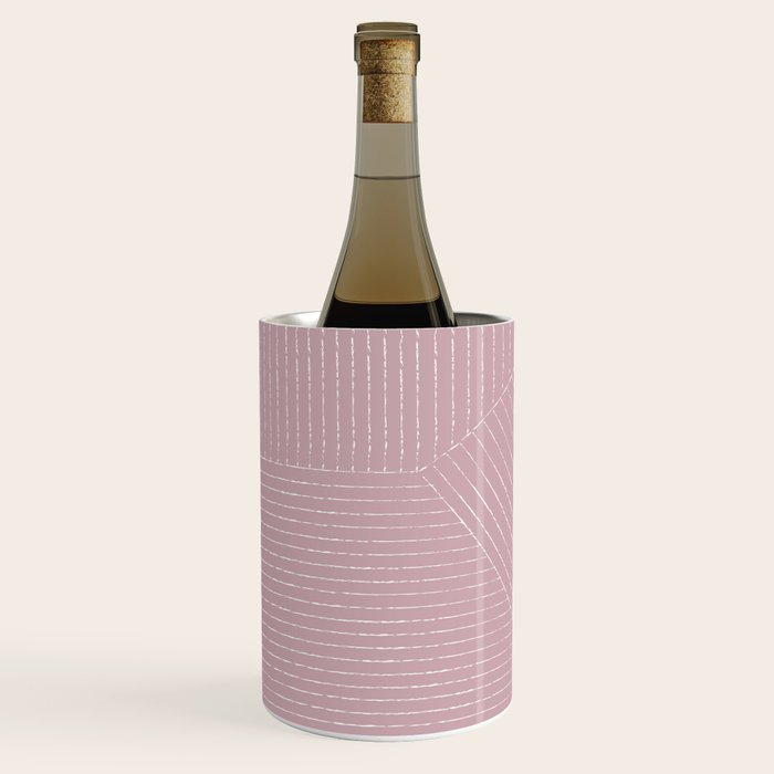 Lines (Dusty Lilac) Wine Chiller Gallery Image 1