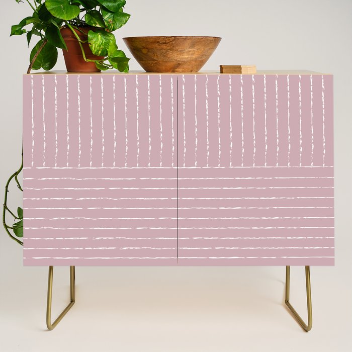 Lines (Dusty Lilac) Credenza Gallery Image 1