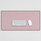 Lines (Dusty Lilac) Desk Mat Gallery Image 1