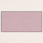 Lines (Dusty Lilac) Desk Mat Gallery Image 3