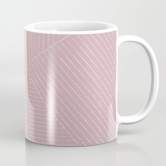 Lines (Dusty Lilac) Coffee Mug Gallery Image 1