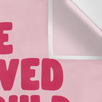 She Believed She Could So She Did in Pink Wall Tapestry Gallery Image 3