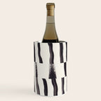 Black & White Abstract Collage #2 Wine Chiller Gallery Image 1