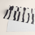 Black & White Abstract Collage #2 Wrapping Paper Gallery Image 2