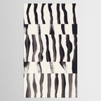 Black & White Abstract Collage #2 Tablecloth Gallery Image 2