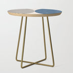 Semicircle Stripes - Blue Side Table Gallery Image 1