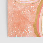 Coral Agate Abstract Poster Gallery Image 3