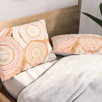 Coral Agate Abstract Pillow Sham Gallery Image 2
