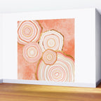 Coral Agate Abstract Wall Mural Gallery Image 2