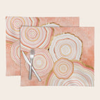 Coral Agate Abstract Placemat Gallery Image 1