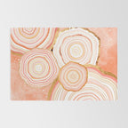 Coral Agate Abstract Rug Gallery Image 2