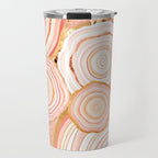 Coral Agate Abstract Travel Mug Gallery Image 1