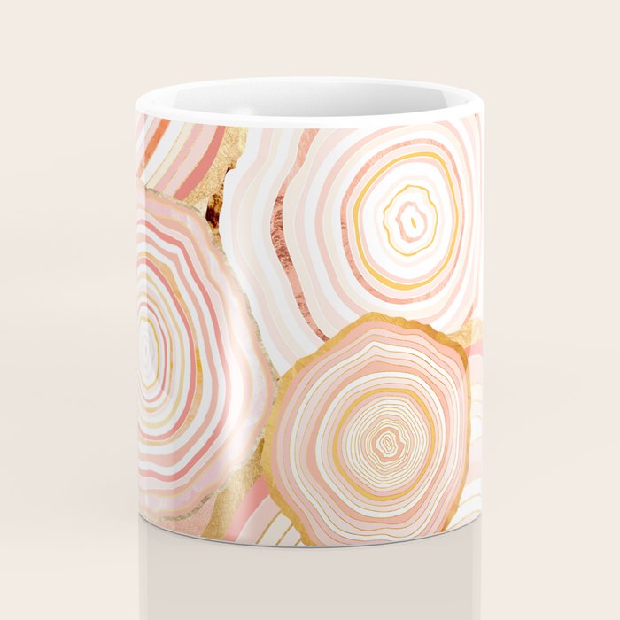 Coral Agate Abstract Coffee Mug Gallery Image 4