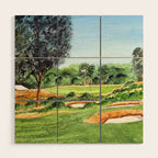 Merion Golf Course 16th Hole Wood Wall Art Gallery Image 1