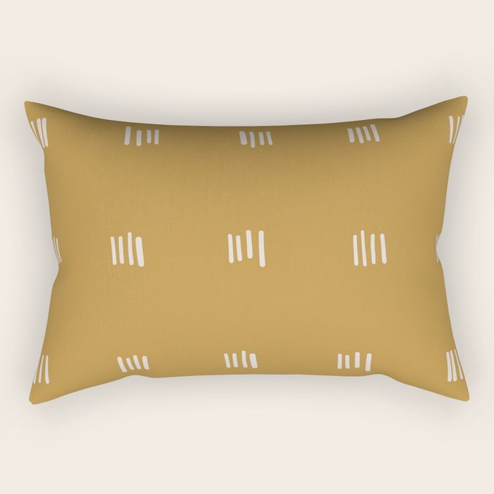desert checks Rectangular Pillow Gallery Image 1